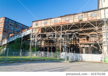 Part of former coal mine in Walbrzych, Poland. 92870286
