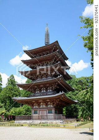 京都醍醐寺五層寶塔 92870441