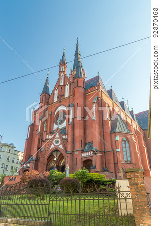 Holy Guardian Angels church in Walbrzych, Poland. 92870468