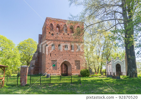 Ruins of old 14th century gothic church in Steblewo, Poland. Ruins of old 14th century gothic church in Steblewo, Poland. 92870520