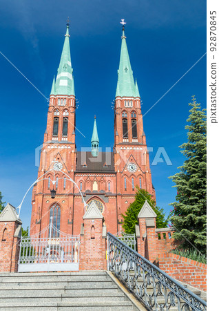 Roman catholic Basilica of Saint Anthony in Rybnik, Poland. Roman catholic Basilica of Saint Anthony in Rybnik, Poland. 92870845