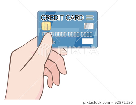 Credit card illustration Credit card illustration 92871180