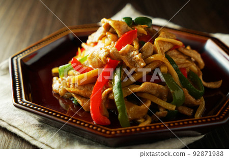 五顏六色的豬肉金牛里脊 92871988
