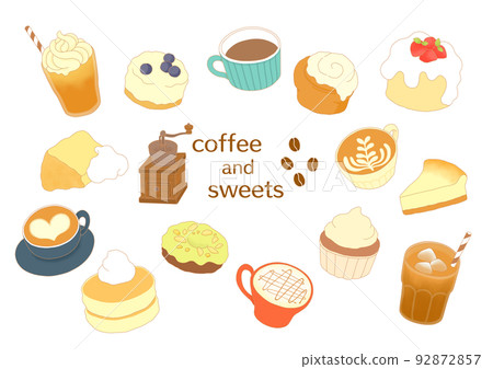 Coffee and sweets 92872857