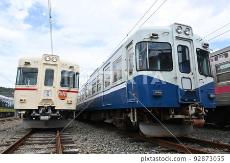 Fujikyuko 1000和1200在拘留軌道上排隊 Fujikyuko 1000和1200在拘留軌道上排隊 92873055