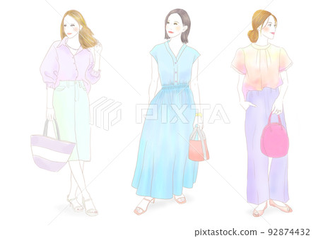 Woman illustration 92874432