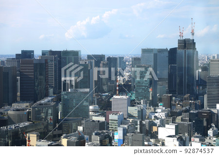 High-rise building group in Tokyo Marunouchi 92874537