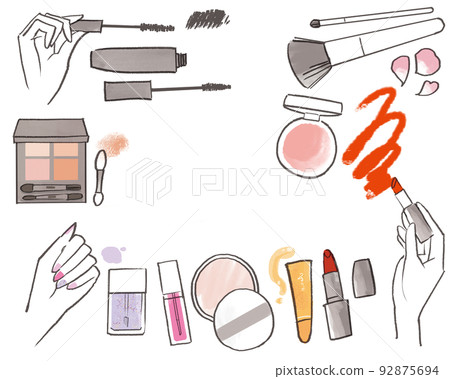 Cosmetics_makeup tool set/simple Cosmetics_makeup tool set/simple 92875694