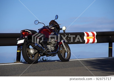 Morning touring on a MOTOGUZZI bike Morning touring on a MOTOGUZZI bike 92875717