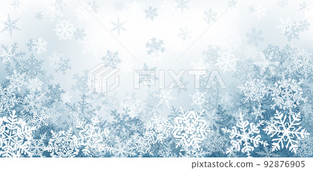 Background of Christmas snowflakes Background of Christmas snowflakes 92876905