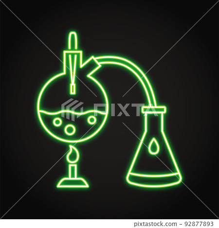 Distillation process neon icon in line style Distillation process neon icon in line style 92877893