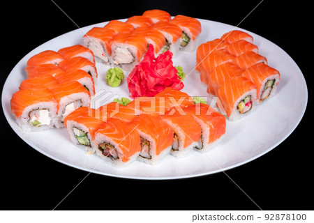 Japanese Cuisine - Sushi Roll with Shrimps and Conger, Avocado, Tobiko and Cheese. sushi rolls tempura,japanese food style ,Traditional Japanese cuisine, Crunchy Shrimp Tempura Roll Japanese Cuisine - Sushi Roll with Shrimps and Conger, Avocado, Tobiko and Cheese. sushi rolls tempura,japanese food style ,Traditional Japanese cuisine, Crunchy Shrimp Tempura Roll 92878100
