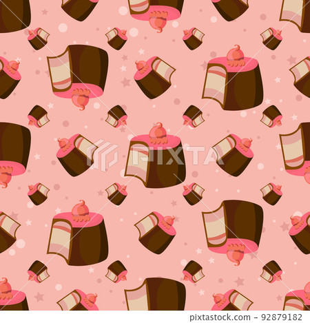 Layered candy seamless pattern background Layered candy seamless pattern background 92879182