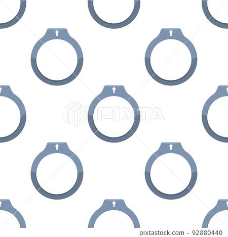 Handcuff seamless pattern for your background. Handcuff seamless pattern for your background. 92880440