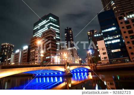 Osaka night view Kitahama building area Tosaborikawa 05 92882723