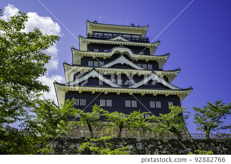 Fukuyama Castle Renewal castle tower Iron plated Fukuyama City, Hiroshima Prefecture Fukuyama Castle Renewal castle tower Iron plated Fukuyama City, Hiroshima Prefecture 92882766