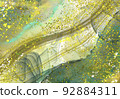 alcohol ink・vintage・yellow 92884311