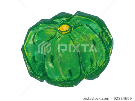 Pumpkin Japanese style illustration material Pumpkin Japanese style illustration material 92884699