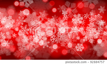 Background of snowflakes 92884757