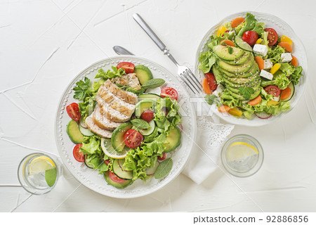 Salads mixed 92886856