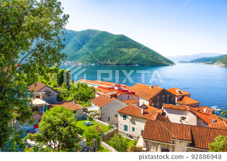 Redroof houses in Kotor Redroof houses in Kotor 92886948