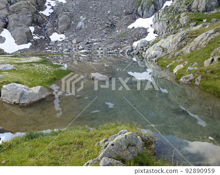 Stubai high-altitude hiking trail, lap 7 in Tyrol, Austria 92890959