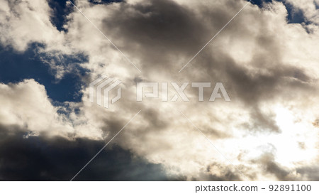 Dramatic sky with clouds at sunset Dramatic sky with clouds at sunset 92891100