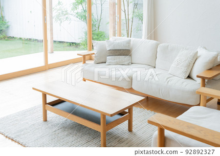 Unattended living room 92892327