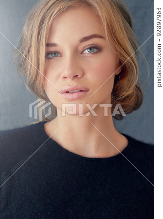 Attitude is everything. Portrait of a beautiful young woman. Attitude is everything. Portrait of a beautiful young woman. 92897963