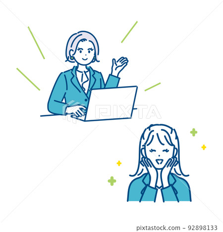 Image illustration material for reducing work burden by outsourcing business work efficiency improvement productivity Image illustration material for reducing work burden by outsourcing business work efficiency improvement productivity 92898133