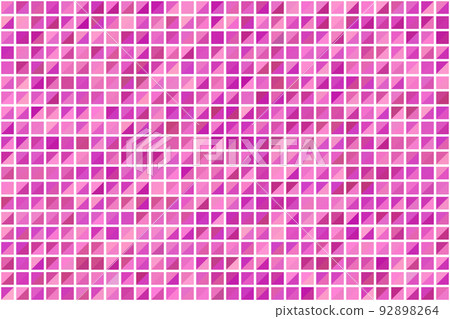 Polygonal pink mosaic background. Abstract low poly vector illustration. Triangular pattern, copy space. Template geometric business design with triangle for poster, banner, card, flyer 92898264