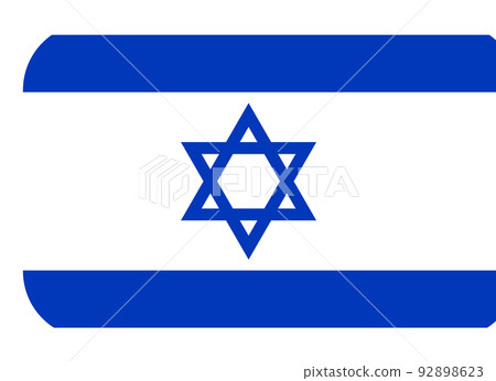 Flag of Israel. Israeli national symbol in official colors. Template icon. Abstract vector background Flag of Israel. Israeli national symbol in official colors. Template icon. Abstract vector background 92898623