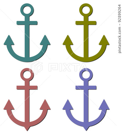 ship anchor illustration 92899264