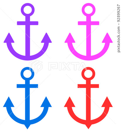 Illustration to fix with an anchor Illustration to fix with an anchor 92899267