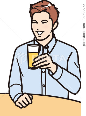 man drinking beer 92899972