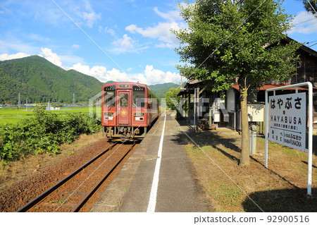 Wakasa Railway (Hayabusa Station) [Yazu-cho, Yazu-gun, Tottori Prefecture] 92900516