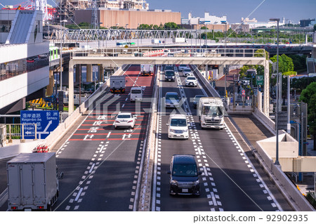 《東京都》都市高速路/交通圖像 92902935