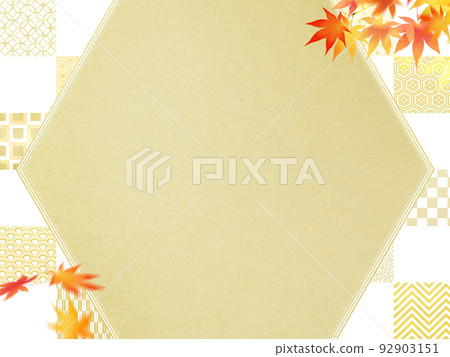日本秋季背景 92903151
