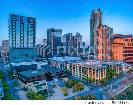 Commercial and residential buildings at Austin, Texas Commercial and residential buildings at Austin, Texas 92903572