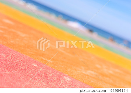 Rainbow colorful road 92904154