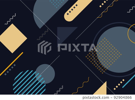 Abstract geometric design of minimal artwork decorative template. Abstract geometric design of minimal artwork decorative template. 92904866