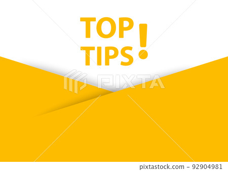 Top tips banner vector with copy space for business, marketing, flyers, banners, presentations, and posters. illustration Top tips banner vector with copy space for business, marketing, flyers, banners, presentations, and posters. illustration 92904981