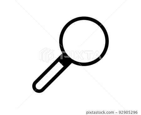 Magnifying glass vector illustration loupe icon Magnifying glass vector illustration loupe icon 92905296