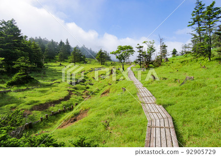 南阿爾卑斯山南部，莊平風光，日本 92905729