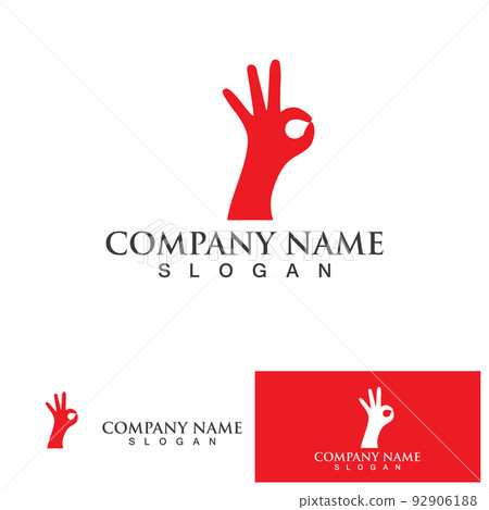 Hand hope logo and symbol vector template Hand hope logo and symbol vector template 92906188