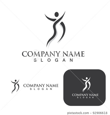 Healthy Life People Logo 92906618