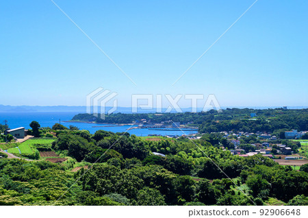 Miura Peninsula/Kanada Area Hills and Kaneda Bay [Miura City, Kanagawa Prefecture] 92906648