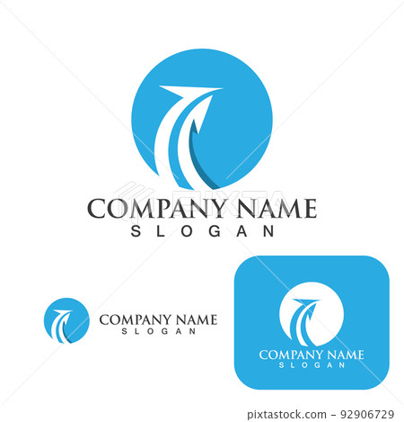 C Circle ring logo Template vector icon 92906729