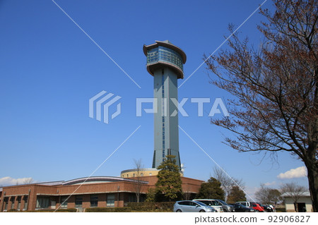 Scenery of ancient lotus village in Gyoda city, Saitama prefecture in early spring 92906827