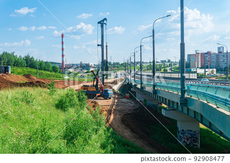 preparation for the construction of an additional level of transport interchange preparation for the construction of an additional level of transport interchange 92908477